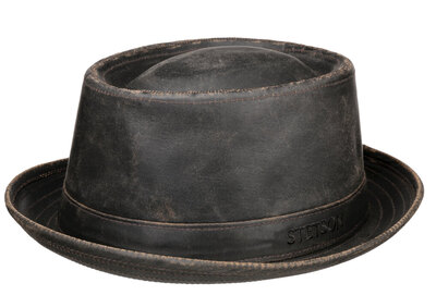 0 Pork Pie Waxed Cotton Brown