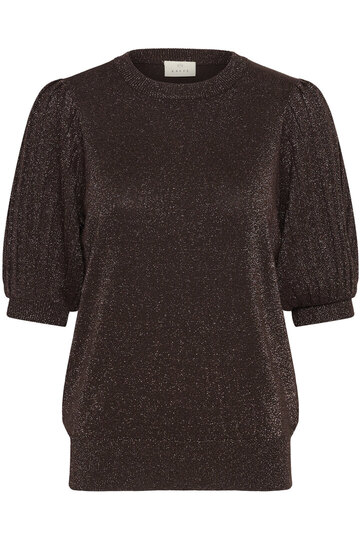 0 Regina Knit shiny brown