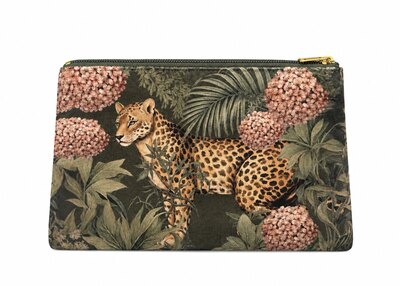 0 Samettipussi Leopard Hortensia pieni