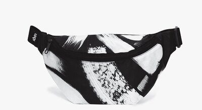 0 Sawdust paint Strokes recycled bumbag/vyölaukku