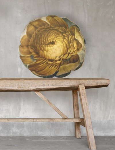 0 Sisustustyyny velvet Pyöreä Helichchrysum