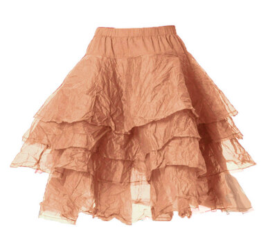 0 Skirt Tine Hard Voile Marsala