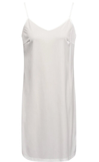 0 Slip dress white - valkoinen alusmekko