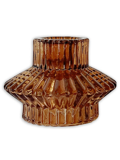 0 Spectacula kynttilänjalka lasi /candle holder glass hawaiian sunset