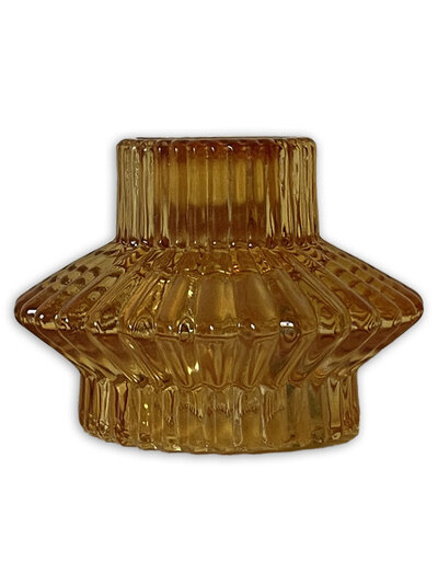 0 Spectacula kynttilänjalka lasi/candle holder glass sunflower