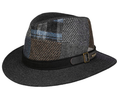 0 Traveller hat wool patchwork, villalierihattu