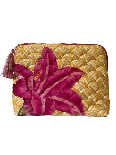 0 Velvet Bag with tassel flower