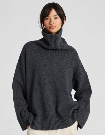 0 Vita lambswool Knit Black GOTS 