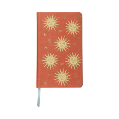 0 celestial journal muistikirja terracotta sun