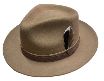0 fedora woolfelt lierihattu chestnut