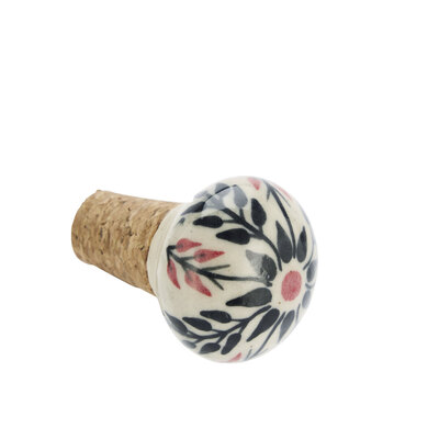 0 käsinmaalattu pullonkorkki ornamentit- Hand painted Bottle shopper ornaments