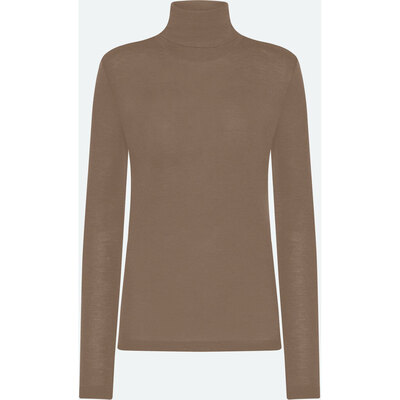 0 pernille turtleneck shiitake wool