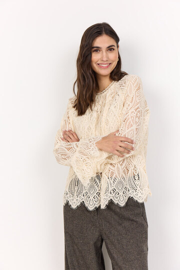0 vahida Blouse cream