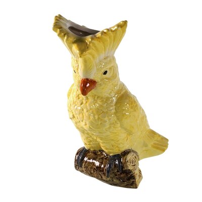 0 vase cockatoo - kakadu-maljakko yellow 
