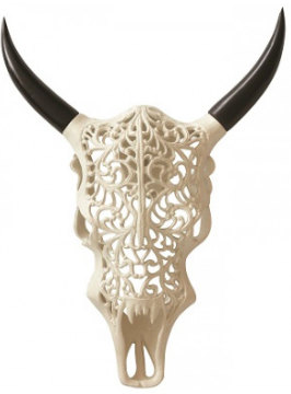 Ale 0 Bull Skull White