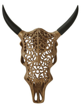 Ale0 Bull Skull Gold
