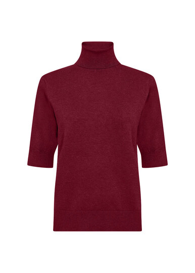 Ale0 Dollie turtle neck Knit wine red