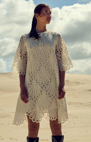 Ale0 Kalona Dress Ivory
