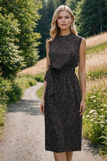 Ale0 Mary Chic Dress  DOTTY