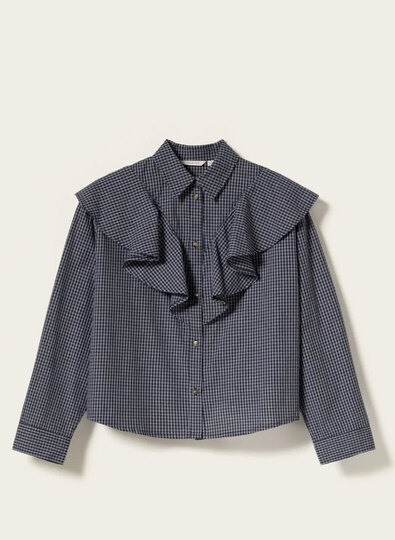 Ale0 Micaela checked shirt cotton 100%