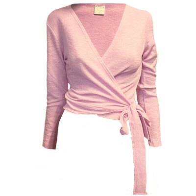 Tarjous 21.-22.4.25 0 Wrap Cardigan rose-100% merinovilla