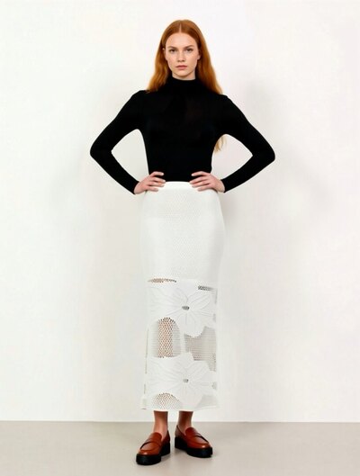 ale0 Lian Crochet skirt 100% organic cotton