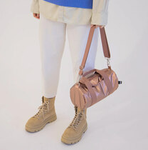 0   METALLIC Rose Gold Medium Weekender