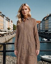 0  Lace Shirt Dress
