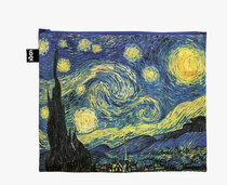 0  The Starry Night, A Wheatfield With Cypresses, Irises Zip Pockets