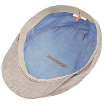 0 6-panel cap linen light beige herringbone 