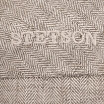 0 6-panel cap linen light beige herringbone 
