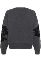 0 Alley neule - knit harmaa/musta