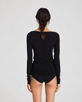 0 Amalie top wool mix black