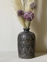 0 Art Deco Vase-maljakko Brown