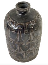 0 Art Deco Vase-maljakko Brown