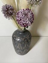 0 Art Deco Vase-maljakko Brown