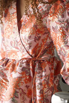 0 Aya Dress Orange Mix