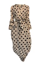 0 Beehive Jubilee Latte Big Polka Dot Mesh