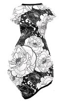 0 Beehive Tee Dress Wrap Petit Poppy Chess