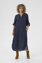 0 Bellis Caftan pellavamekko dark Blue