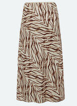 0 Beryls linen mix skirt