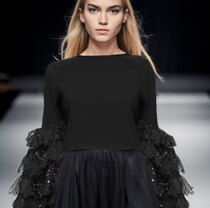 0 Black Bird Top