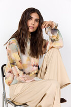 0 Carmen shirt green mix