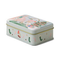 0 Christmas tin Candle Living room- persimmon-chestnut