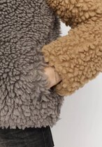 0 Chunky Block Teddy  Sand-grey