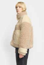 0 Chunky teddy jacket off- white