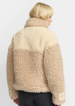 0 Chunky teddy jacket off- white
