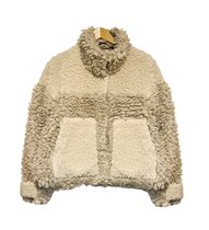 0 Chunky teddy jacket off- white