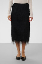 0 Dacre Fluffy Skirt black