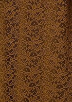 0 Day Kimono cinnamon brown lace